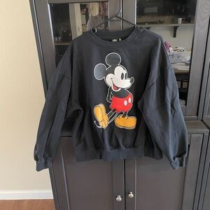 Disney Mickey Mouse Black Sweatshirt